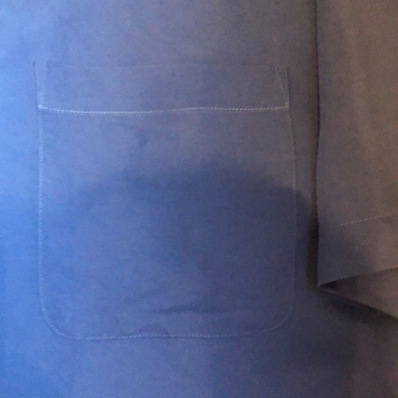 BUGATCHI Sky Blue Short Sleeve Button Down Shirt Size Medium - Picture 5 of 10